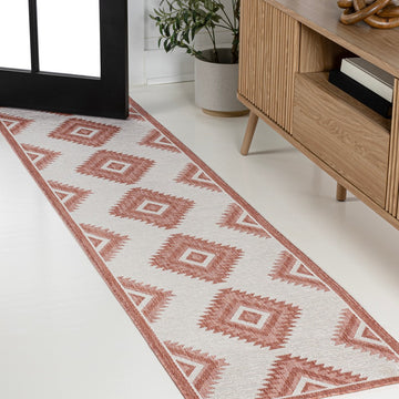 Lior Geometric Moroccan Diamond Area Rug